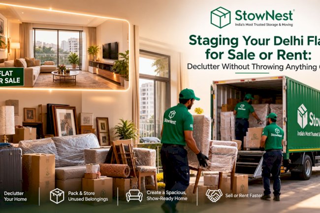 Staging Your Delhi Flat for Sale or Rent: Declutter Without Throwing Anything Out