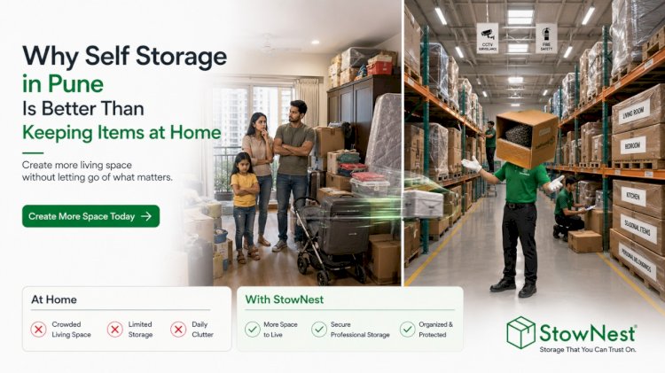 Why a Self Storage in pune Is Better Than Keeping Items at Home