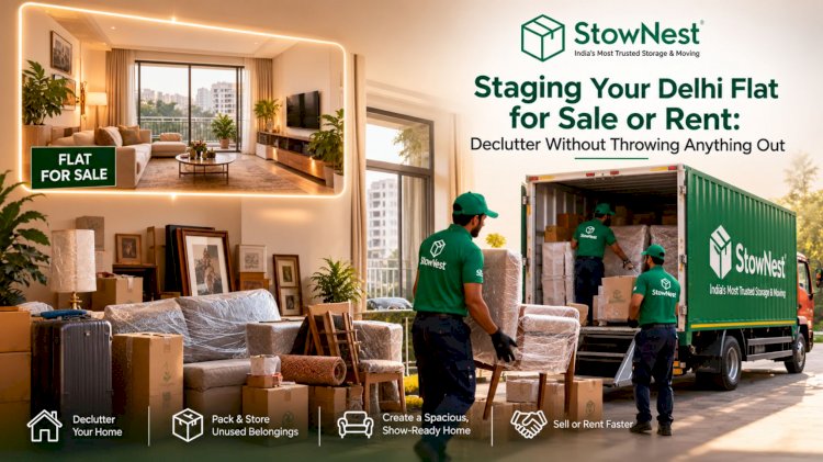 Staging Your Delhi Flat for Sale or Rent: Declutter Without Throwing Anything Out